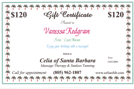 / elegant name with orchids business card. Frame Certificates Massage Gift Certificate Template Free