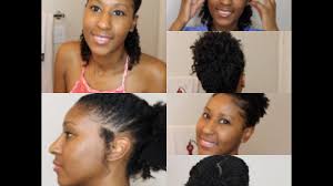 Check out these trending hair accessories that you can style your short hairstyles with! 4 Easy Hairstyles For 4a 4b 4c Hair Short Medium Natural Hair Youtube