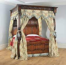 As castles were built with separate sleeping chambers, canopy beds with curtains, no longer were used for privacy but were. Antiques Atlas Tudor Style 6ft Super King Oak Four Poster Bed