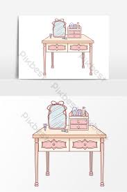 Bedroom dressing table with double drawer 3461 shopee malaysia. Elemen Gambar Yang Digambar Tangan Meja Solek Elemen Grafik Psd Percuma Muat Turun Pikbest