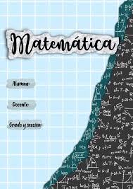 Caratula Matematica Tumblr En 2020 Caratulas De Matematicas Matematicas Tumblr Caratulas Para Trabajos