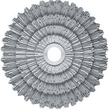 Ekena Millwork 24 3 4 In X 3 1 4 In Id X 1 7 8 In Eryn Urethane Ceiling Medallion Fits Canopies Upto 4 In Primed Cm24en The Home Depot Ceiling Medallions Ceiling Ekena Millwork