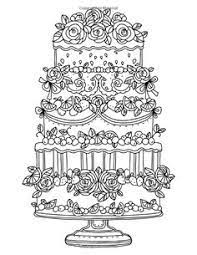 Adult coloring pages are perfect in mixed media. Tea Cakes Desserts
