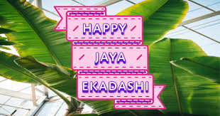 Jaya Ekadashi Vrat Agyaras Tithi Gyaras Jo Vrat Eleventh Lunar Day Fast 16 02 2019 Saturday Hindu Festivals Festival Hindu