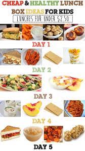 Our goal is to provide plenty of variety and inspiration for you to pick and choose the meals that most appeal to you and your family. Cheap Healthy Lunch Box Ideas For Kids Week 2 Cheap Healthy Lunch Healthy Lunchbox Healthy School Lunches