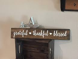 From picture frames to vases, we found the best home decor gifts for every budget. Beyyins 9x48cm Rustic Grateful Thankful Blessed W Hearts Sign Family Love Home Decor Rustic Farmhouse Decor Decorative Sign Home Wooden Sign Plaque 798641 Buy Online In Brunei At Desertcart