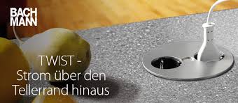With only 40 mm installation depth the twist suits optimally for the installation into surfaces and even fits. Bachmann Twist Distrelec Schweiz