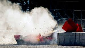 The equanimity with which he faces his shortcomings this season and the realisation his ferrari team cannot challenge mercedes for the. Sebastian Vettel Crashes Ferrari In 2019 Formula 1 Pre Season Testing Formula 1