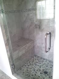Walk In Shower With Pebble Floor Shower Floor Shower Floor Tile Tile Floor