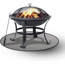 It can be used on any type of flooring, e.g. Fire Pit Deck Protector Cashback Rebatekey