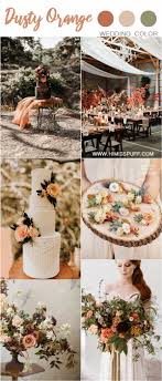 Select the color that fits best with your wedding style, and combine it with a mix of other blooms. Wedding Color Trends 30 Sunset Dusty Orange Wedding Color Ideas Page 3 Hi Miss Puff