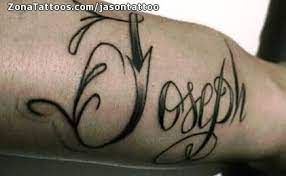 Saint joseph and the christ child. Joseph Name Tattoos Designs Zonatattoos