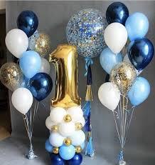 1st Birthday Balloon Decoration Ideas For Boy Pin By Starr Mom On Bebi 1st Birthday Party Decorations Birthday Balloon Decorations Birthday Party Decorations