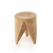The solid block side table is an evolutionary offshoot, we imagine, of the world's first table. J I Zig Zag Side Table Solid Wood Stool Free Worldwide Delivery Custom Designer Furniture Solution Trade Commercial Pric