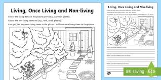 To download/print, click on the button bar on the bottom of the. Living Once Living And Non Living Worksheet Worksheet