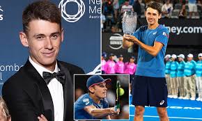 De minaur jokes on jordan thompson's mustache. Alex De Minaur Wins His First Major Tennis Title After Claiming The Sydney International Daily Mail Online
