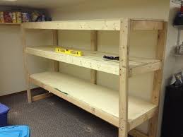 Building A Wooden Storage Shelf In The Basement Wooden Storage Shelves Garage Storage Shelves Wood Storage Shelves
