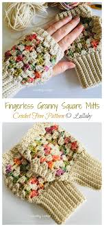 This pattern was tested and has confirmed to be simple yet beautiful. Fingerless Granny Square Mitts Crochet Free Pattern Crochet Knitting
