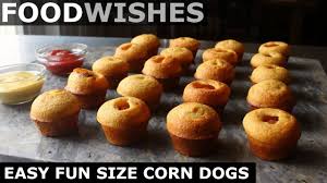 If you want more information about why the blog format has changed, and why we're now offering complete written recipes, please read all about that here. Easy Fun Sized Corn Dogs Food Wishes Youtube Food Food Wishes Dog Food Recipes