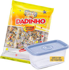 Amazon.com: Peanut Soft Candy Dadinho, bolsa de 6.3 onzas, dulce brasileño  cuadrado tradicional con cacahuetes, incluye recipiente de almacenamiento  de alimentos sin BPA de 14 onzas, Doce Quadrado de Amendoim