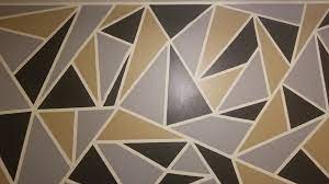 Diy Accent Wall Geometric Wall Geometric Wall Paint Diy Accent Wall