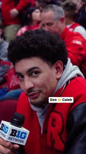 Geo Baker: Big Caleb McConnell fan. 🤌 #b1gmbbt #collegebasketball #rutgers  #marchmadness #geobaker #legend #goat