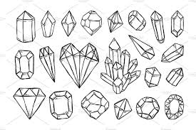 Crystals And Gems Illustrations Crystal Drawing Bullet Journal Themes Bullet Journal Ideas Pages