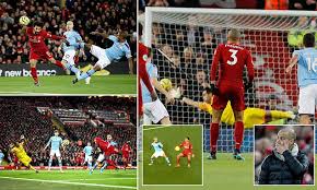 At times last year maybe the intensity was a little bit more, and the opposition weren't as good as liverpool, manchester united, manchester city are going to be this season. bumper crowd enjoy. Liverpool 3 1 Manchester City Rampant Reds Roll Over The Champions At Anfield Once Again Daily Mail Online