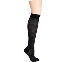 Tsc Ca Dr Motion Grape Vine Texture Knee High Women S Compression Socks
