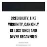 Lost credibility