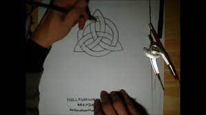 How To Draw Symbols - Triquetra (Trinity Knot) - Youtube