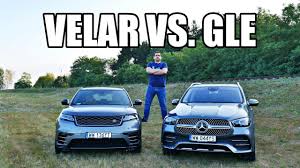 Range Rover Velar Vs Mercedes Benz Gle Eng Gentle Giants Duel Youtube