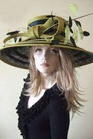 Olive Green Black Ascot Hat Ascot Hat Hire Big Ascot Hats Mother Of The Bride Hats Royal Ascot Ascot