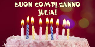 Torta Buon Compleanno Julia Cartoline Di Compleanno Con Nome Julia Cartolineconnomi Com