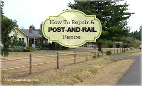 An adequate installation is needed, however, to last and may require a lot of maintenance. How To Easily Repair A Round Post And Rail Fence An Oregon Cottage