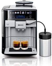 Unequalled coffee shop experiences, at home and in style. Siemens Eq 6 Plus S700 Fully Automatic Coffee Maker 1500 W Ceramic Grinder Touch Sensor Direct Selection Buttons Personalised Drinks Double Cup Cover Stainless Steel Amazon De Home Kitchen