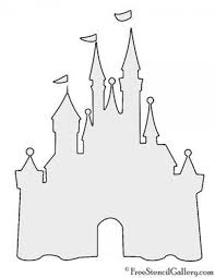 Disney Castle Stencil Disney Castle Silhouette Disney Castle Outline Disney Castle