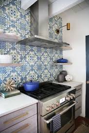 Blue can easily be a neutral color category all on its own, but the variation can be striking. Blue And Green Cement Kitchen Tiles Design Ideas