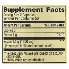 Spring Valley Gelatin Capsules 1 300 Mg 100 Count