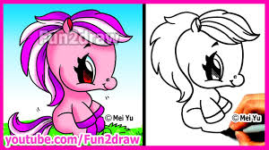 Easy Things To Draw Super Cute Pony Horse Fun2draw Animals Online Drawing Videos Youtube This post has all you need to get started, with a diverse range of drawing lessons designed to finesse your artistic skills, whatever your ability.