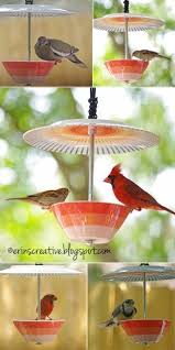 Make Your Own Garden Bird Feeder From Your Plastic Dishes Plates Bowls I Bet You Could Even Repurpose Homemade Bird Feeders Make A Bird Feeder Bird Feeders