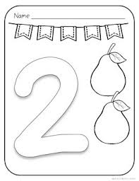 Numbers coloring pages for kids. Number Coloring Pages 1 To 10 Pages With Large Numbers And Coloring Pictures