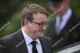 Nicholas Trimble Arrives Funeral His Father Editorial Stock Photo