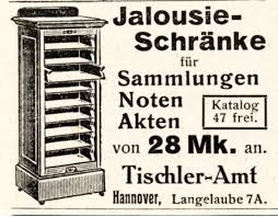 Wir haben service es uns zur mission gemacht, produkte jeder art zu analysieren. Datei 1914 Annonce Tischer Amt Hannover Jalousie Schrank Jpg Wikipedia