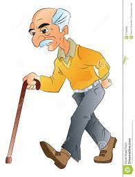 Draw your paths and mark all your hiding places and treasures. Old Man Walking Illlustration Old Man Walking Walking Cartoon Man Illustration