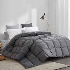 Celebrate american classic comfort with this pendleton® gray down alternative comforter. Amazon Com Hombys 108x98 California King Size Goose Down Comforter 100 Cotton Down Proof Duvet Insert Down Comforter California King 73 Oz Goose Down Feather With 8 Corner Tabs Grey Cal King Kitchen Dining