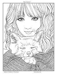 There are tons of great resources for free printable color pages online. Cute Girl Fox Coloring Page By Maria J William Instant Pdf Etsy