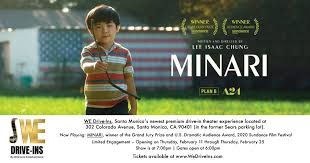 Now playing in theaters & on demand #minari. Minari In Los Angeles At We Drive Ins