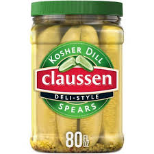 Claussen Deli-Style Kosher Dill Pickle Spears, 80 fl. oz.