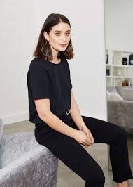 Simplistic Hoop Earrings With All Black Outfit Fashion Minimalist Fashion Minimal Fashion